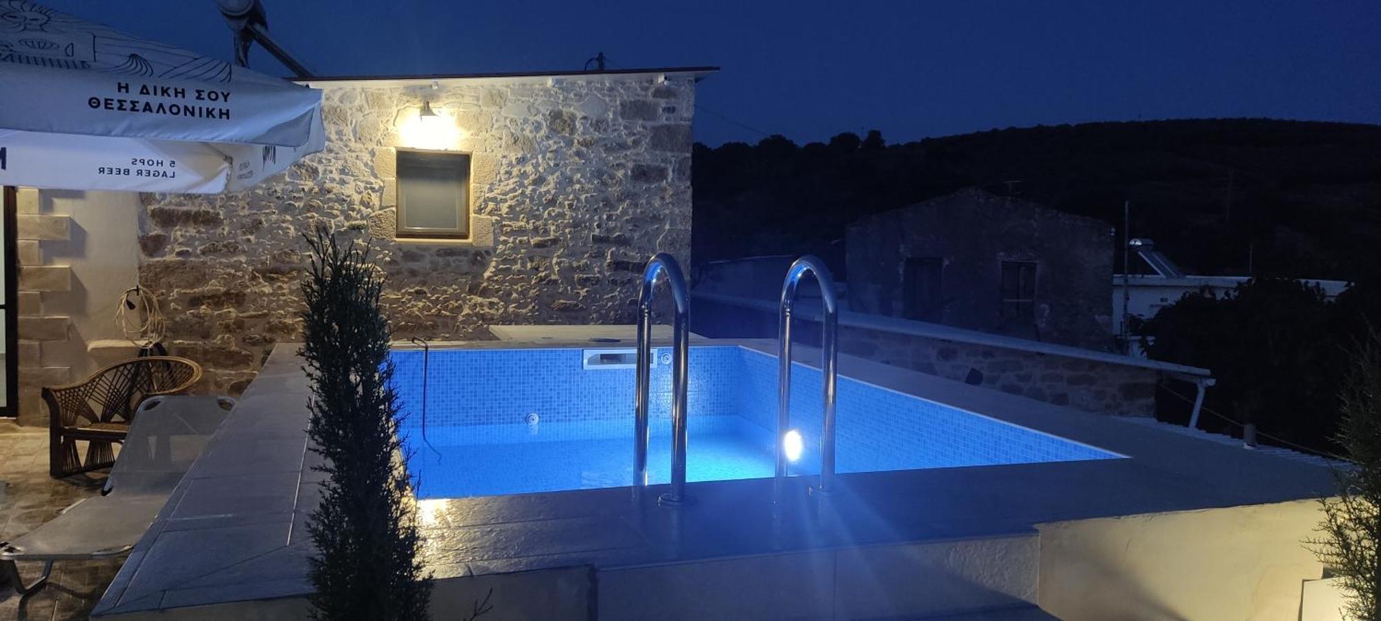 Villa Margarita's farm, private pool Maláthiros Esterno foto