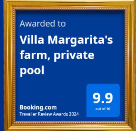 Villa Margarita's farm, private pool Maláthiros Esterno foto